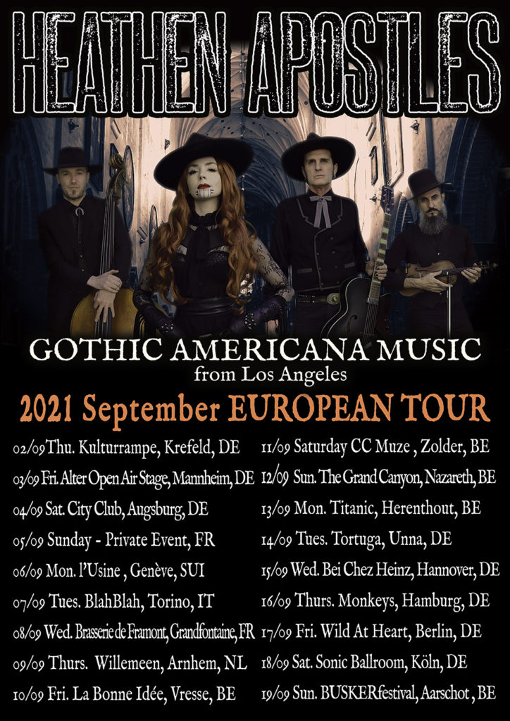 Heathen Apostles' Gothic Country Tour