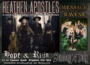 Heathen Apostles Gothic Western UK Tour