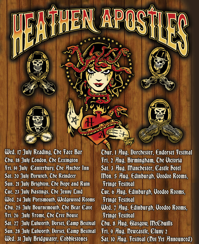 Heathen Apostles Gothic Americana UK tour