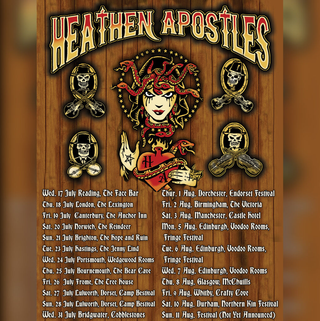 Dark Roots and Gothic Country Group Heathen Apostles