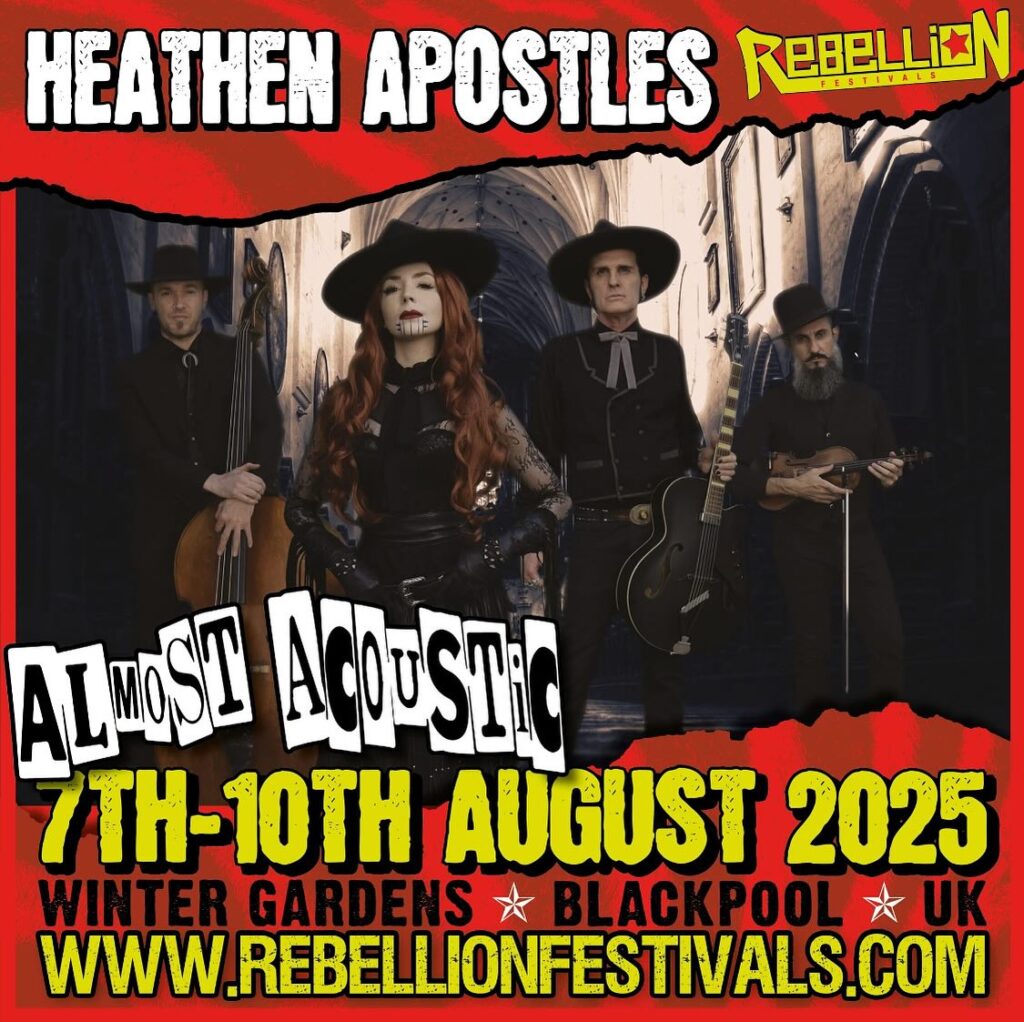 Heathen Apostles Confirmed for Rebellion Festivals 2025